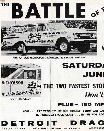 Detroit Dragway - 1964 Dyno Don From Tom Kasch (newer photo)